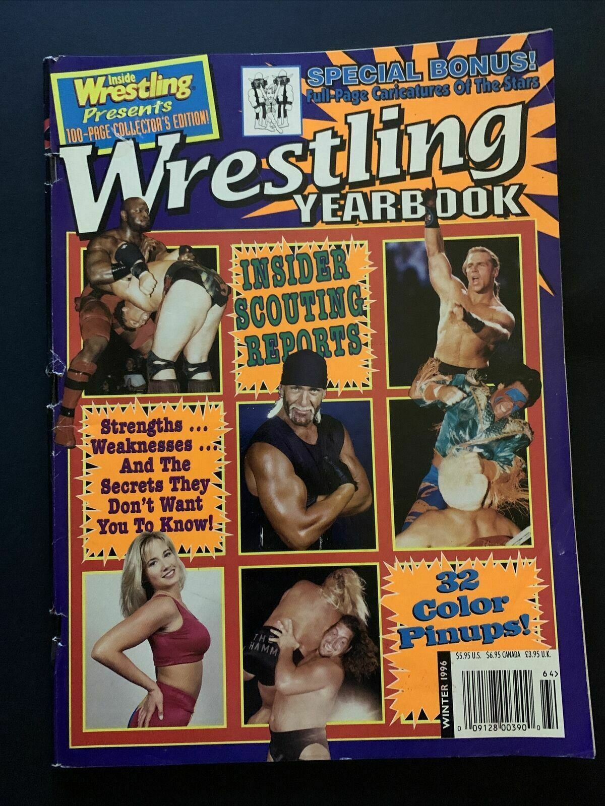 Wrestling Yearbook Magazine Winter 1996 - Hulk Hogan, Secrets Of Wrestling