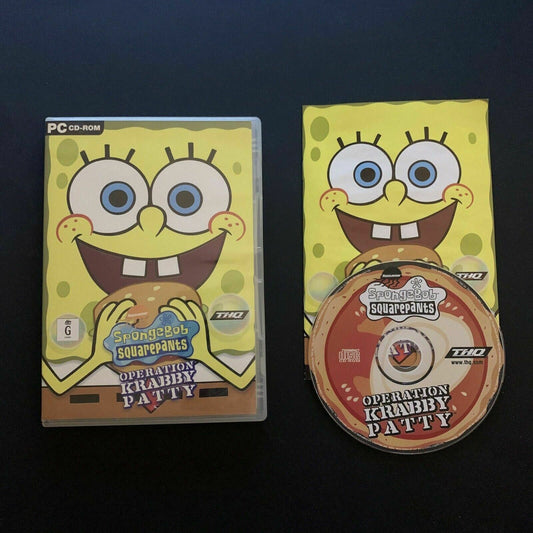 SpongeBob SquarePants: Operation Krabby Patty - PC Windows CDROM (2001)