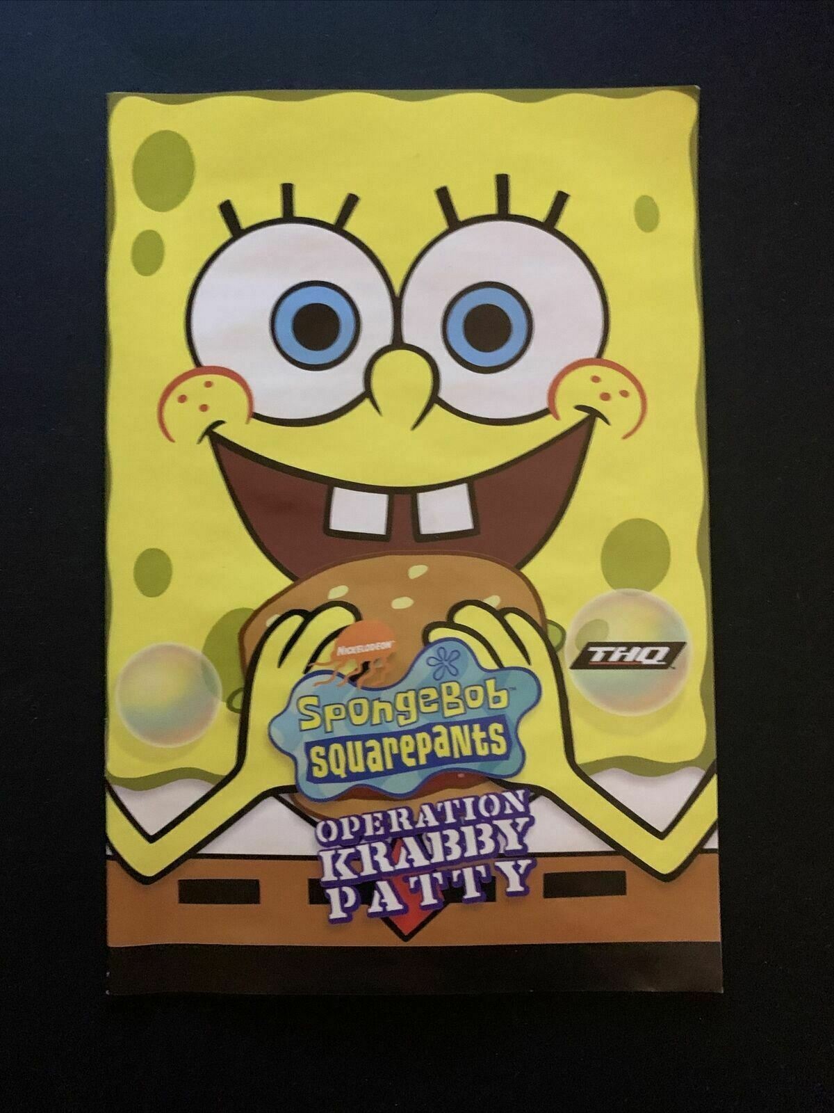 SpongeBob SquarePants: Operation Krabby Patty - PC Windows CDROM (2001)