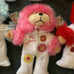 4x Beanie Baby: Baby Forget Me Not, Gerbera, Poppy, Frangipani, Rose & Bluebell