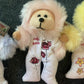 4x Beanie Baby: Baby Forget Me Not, Gerbera, Poppy, Frangipani, Rose & Bluebell