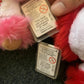 4x Beanie Baby: Baby Forget Me Not, Gerbera, Poppy, Frangipani, Rose & Bluebell