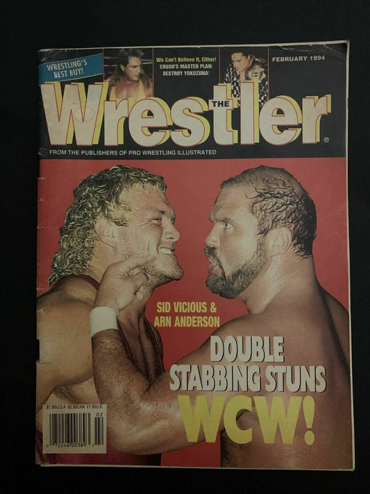 The Wrestler Magazine February 1994 - Sid Vicious, Arm Anderson, Yokozuna
