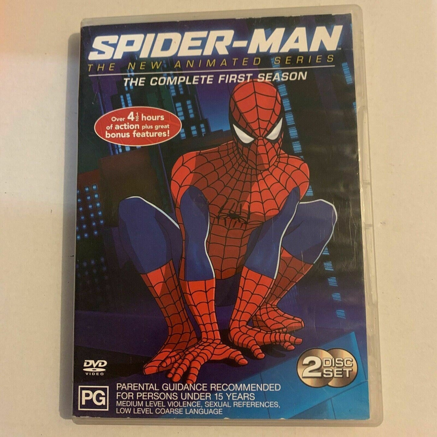 Spiderman - The New Animated Series : Season 1 (DVD, 2004, 2-Disc) Region 4&2