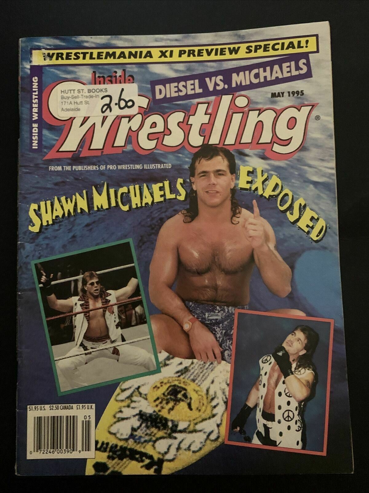 Inside Wrestler Magazine May 1995 - Shawn Michaels, Diesel,  WrestleMania