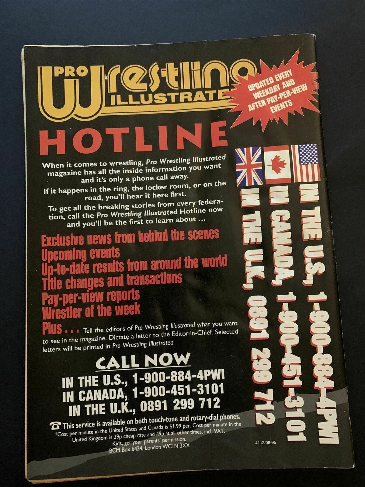 The Wrestler Magazine November 1996 - Shawn Michael, Brian Pillman