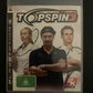 Top Spin 3 - Sony PlayStation 3 PS3 Game + Manual