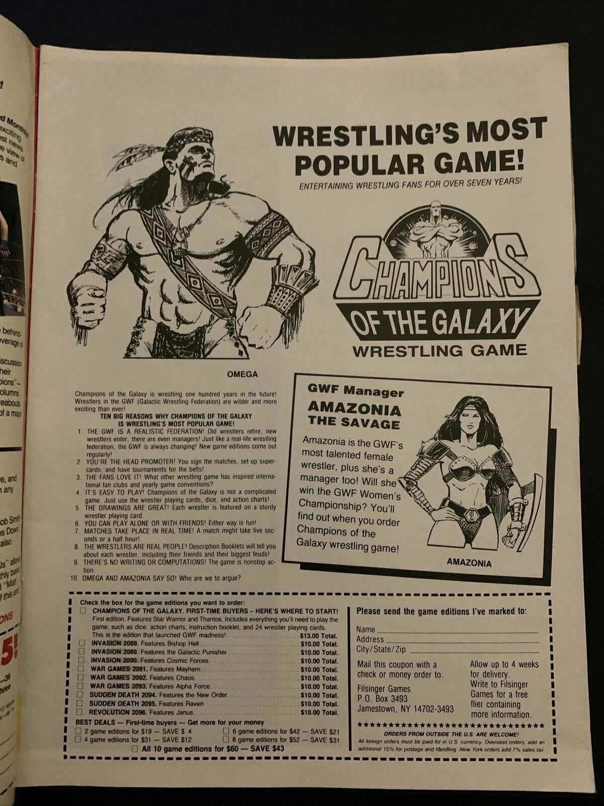 Pro Wrestling Illustrated Magazine April 1993 - The Steiners