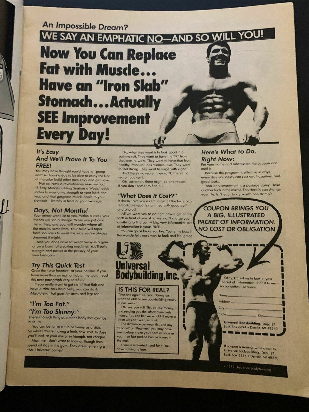 Wrestler Annual Magazine Fall 1987 - Ric Flair, Snuka, Steamboat, Patera, Heenan