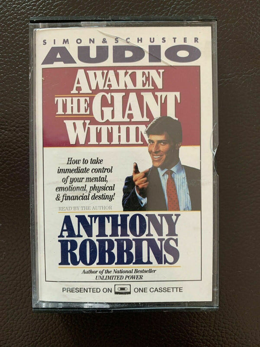 Awaken The Giant Within Anthony Robbins Audio (Cassette Tape, 1991)
