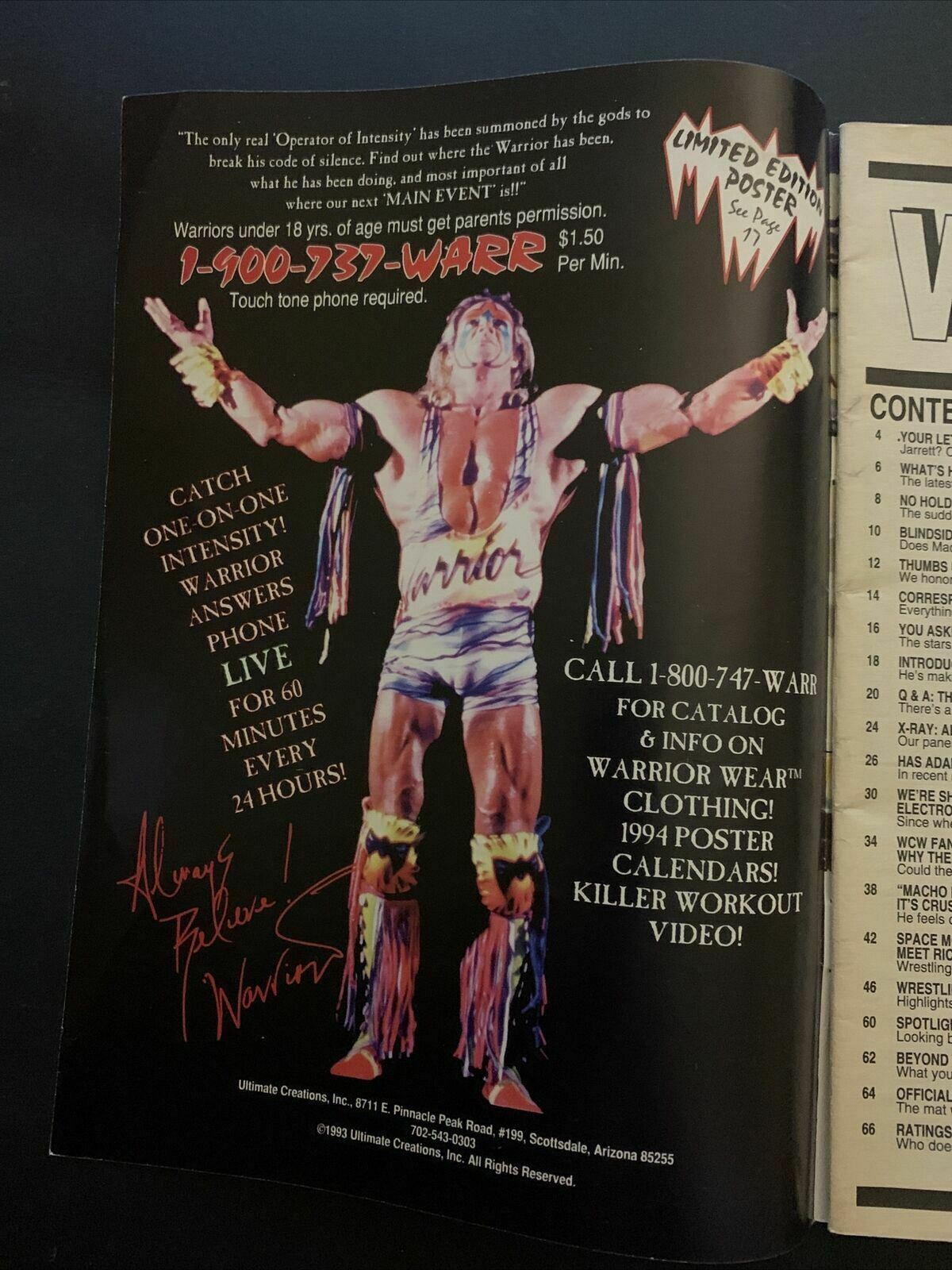 The Wrestler Magazine April 1994 - Hulk Hogan, Ric Flair, Macho Man