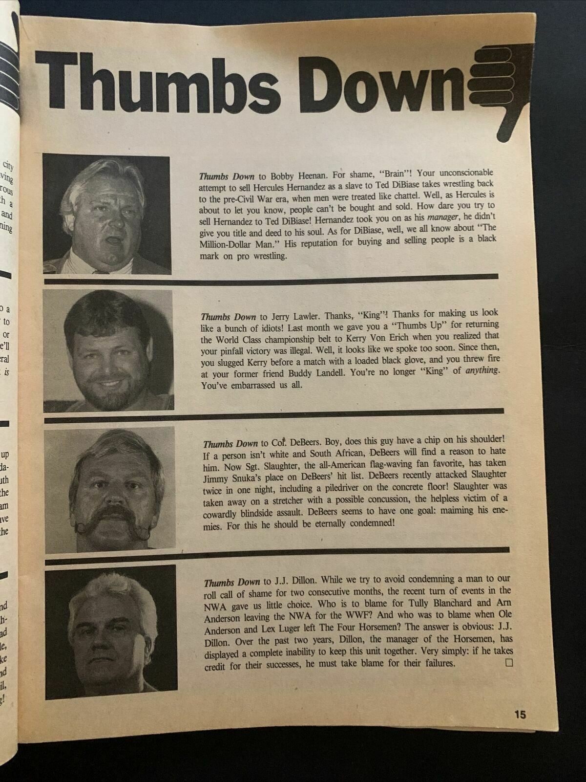 The Wrestler Magazine January 1989 - Andre Giant, Midnight Express