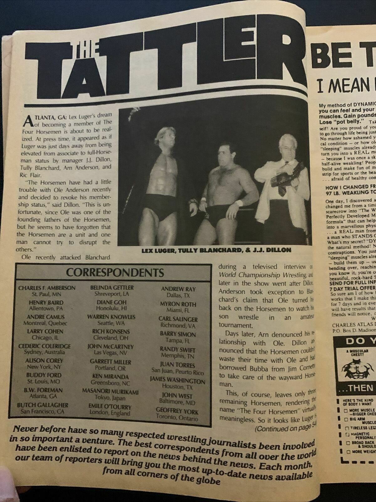 Sports Review Wrestling Magazine June 1987 - Hulk Hogan vs Andre The Giant