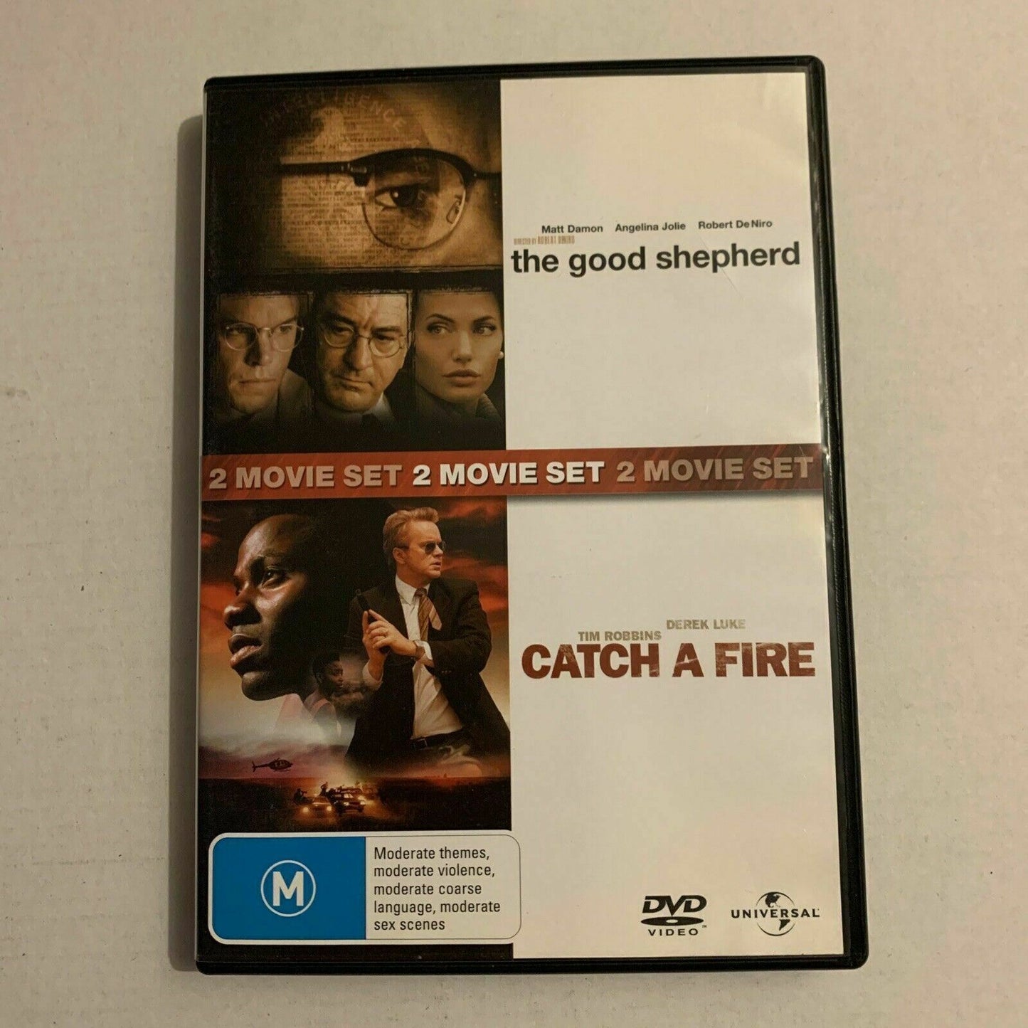 The Good Shepherd / Catch A Fire (DVD, 2-Disc) Robert De Niro Region 4 & 2