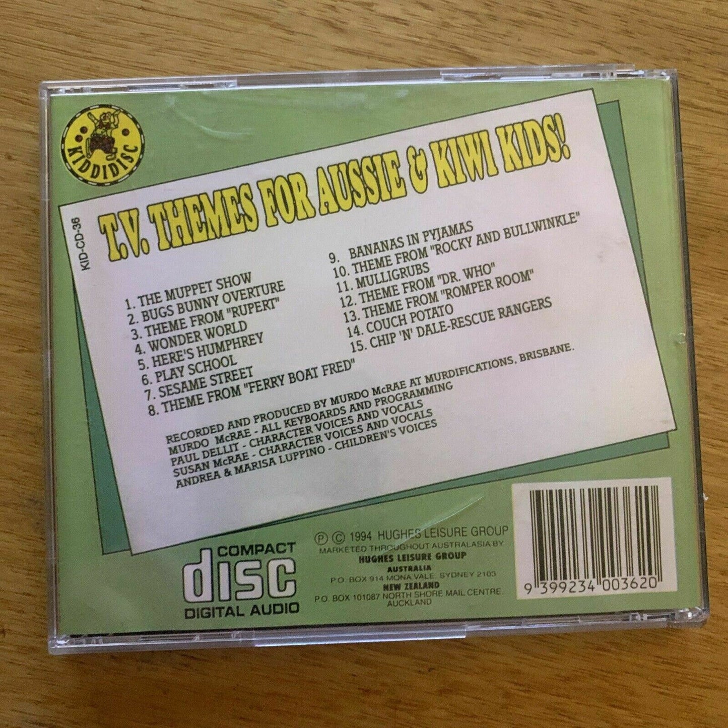 TV Themes For Aussie & Kiwi Kids (CD, 1994) Album