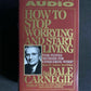 How to Stop Worrying and Start Living by Dale Carnegie Audio Tape Cassettes