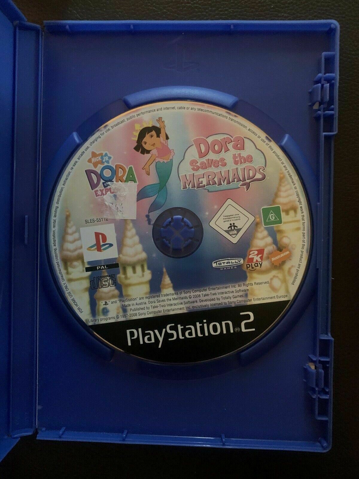 Dora The Explorer: Saves The Mermaids - PS2 PAL Adventure Game