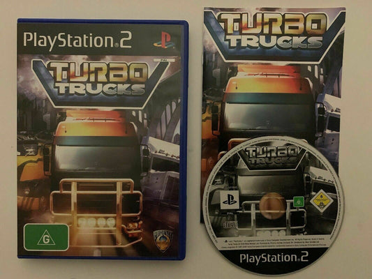 Turbo Trucks - Sony Playstation 2 PS2 PAL Game with Manual