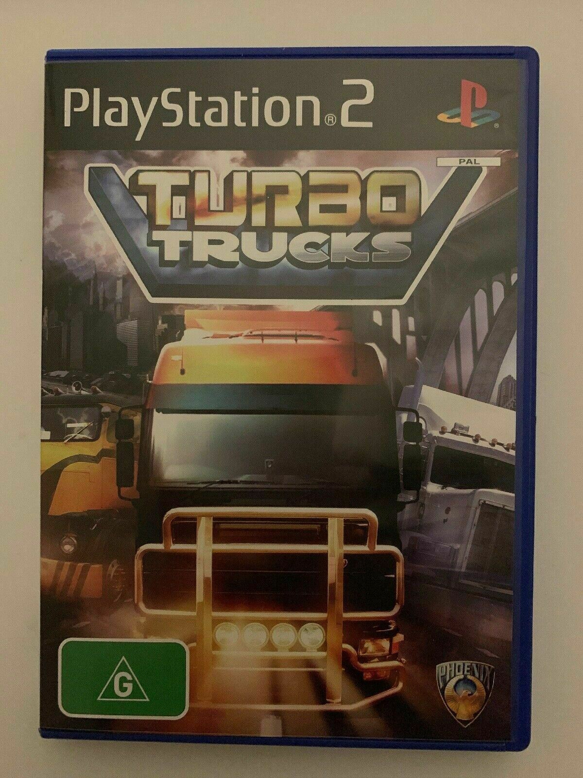 Turbo Trucks - Sony Playstation 2 PS2 PAL Game with Manual