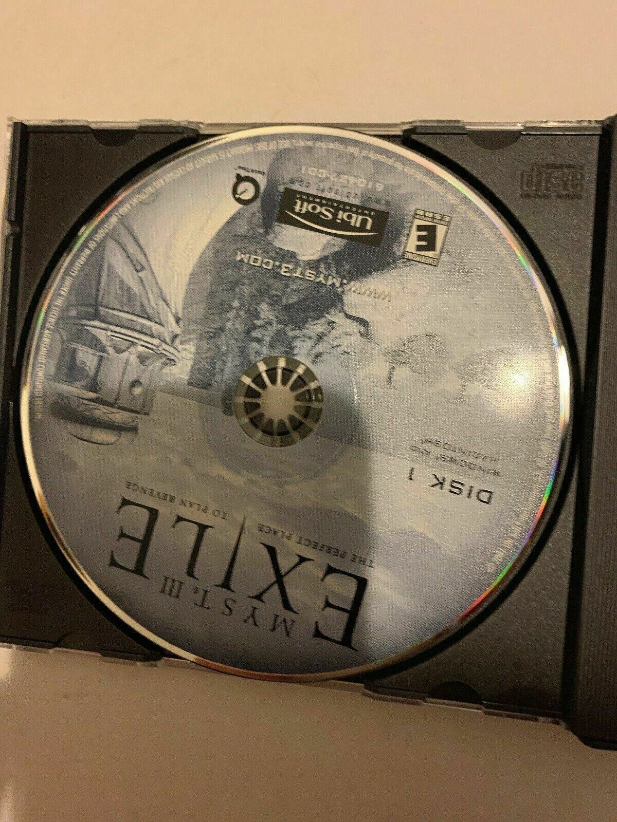 Myst III 3 Exile - PC CDROM (2001) With Manual