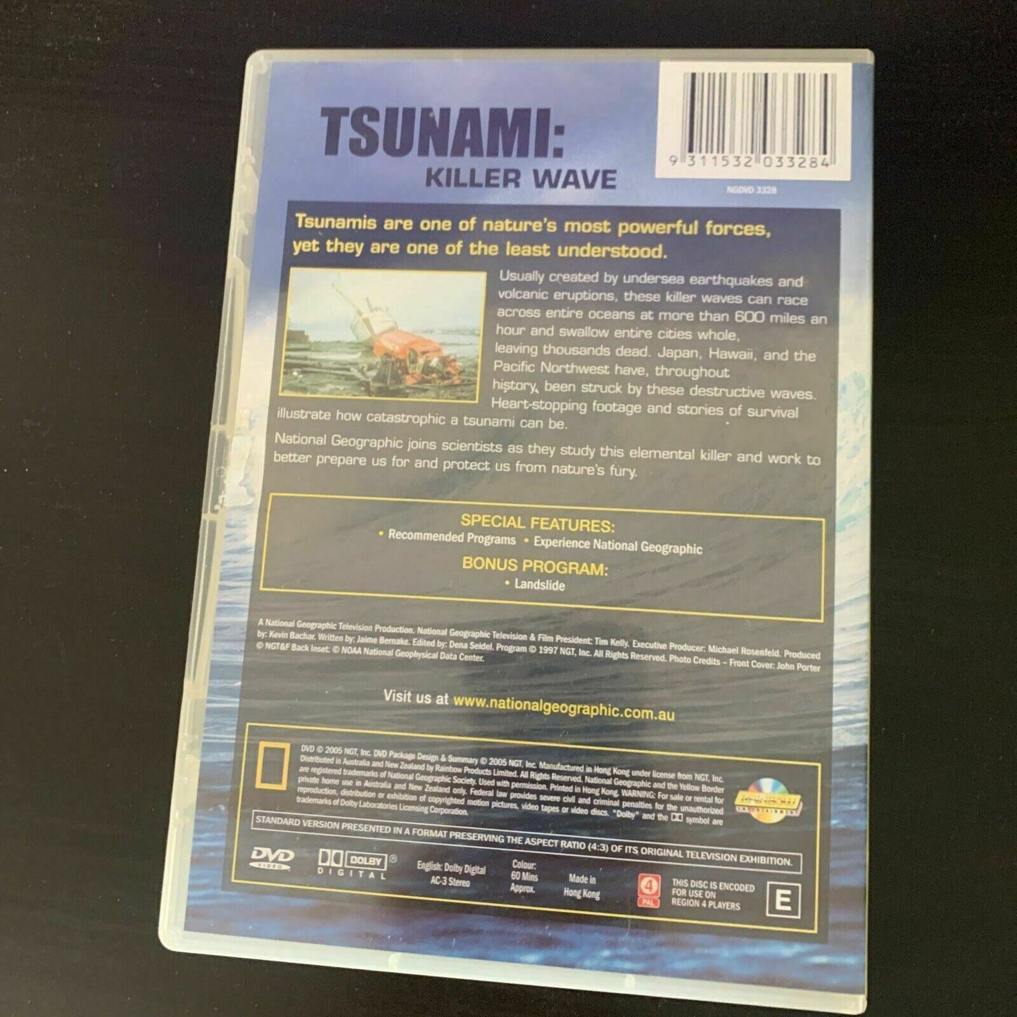 National Geographic - Tsunami: Killer Wave (DVD, 2005)  Region 4