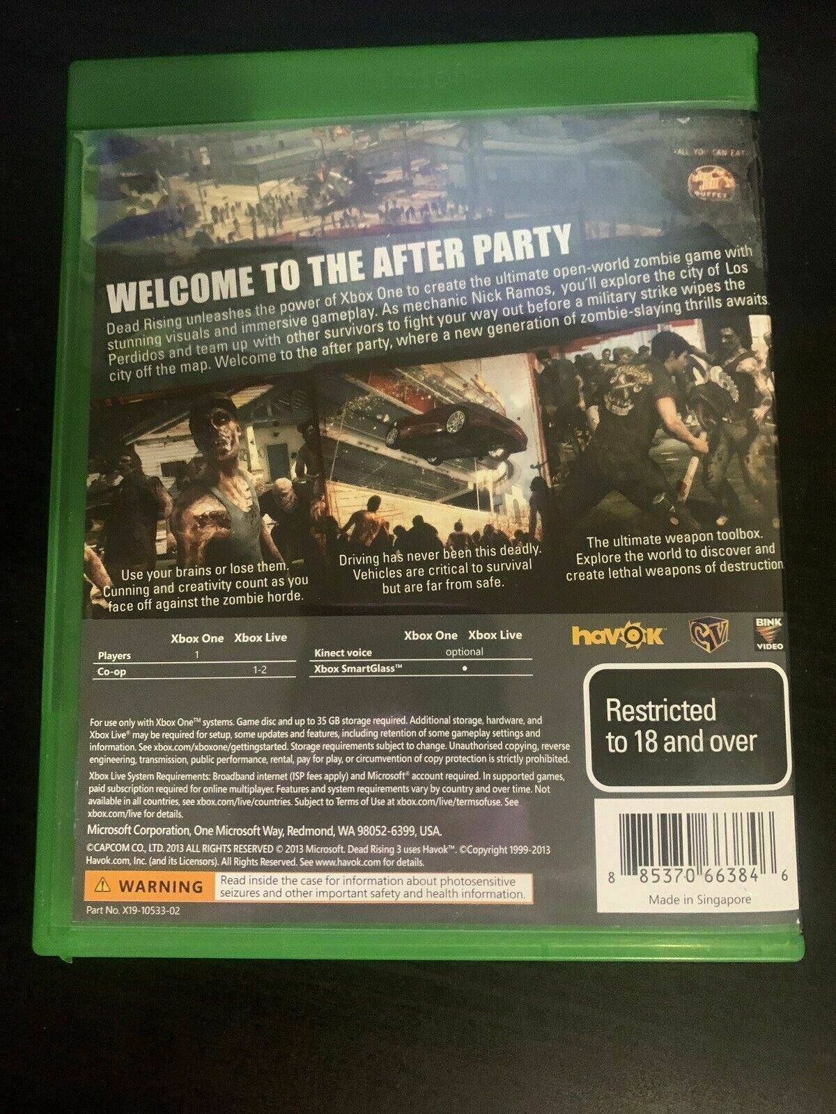 Dead Rising 3 - Microsoft XBOX ONE Game