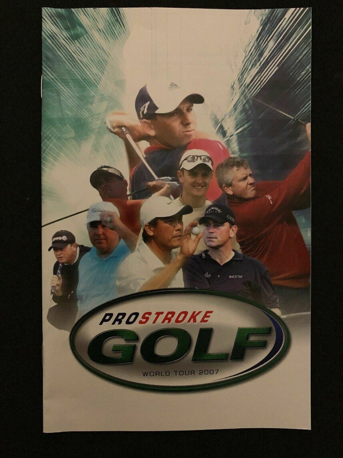 ProStroke Golf: World Tour 2007 - Sony Playstation 2 PS2 PAL Game with Manual