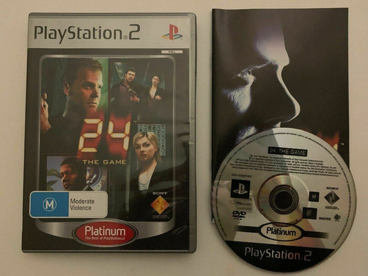 24 The Game - Sony Playstation 2 PS2 PAL Game Complete with Manual