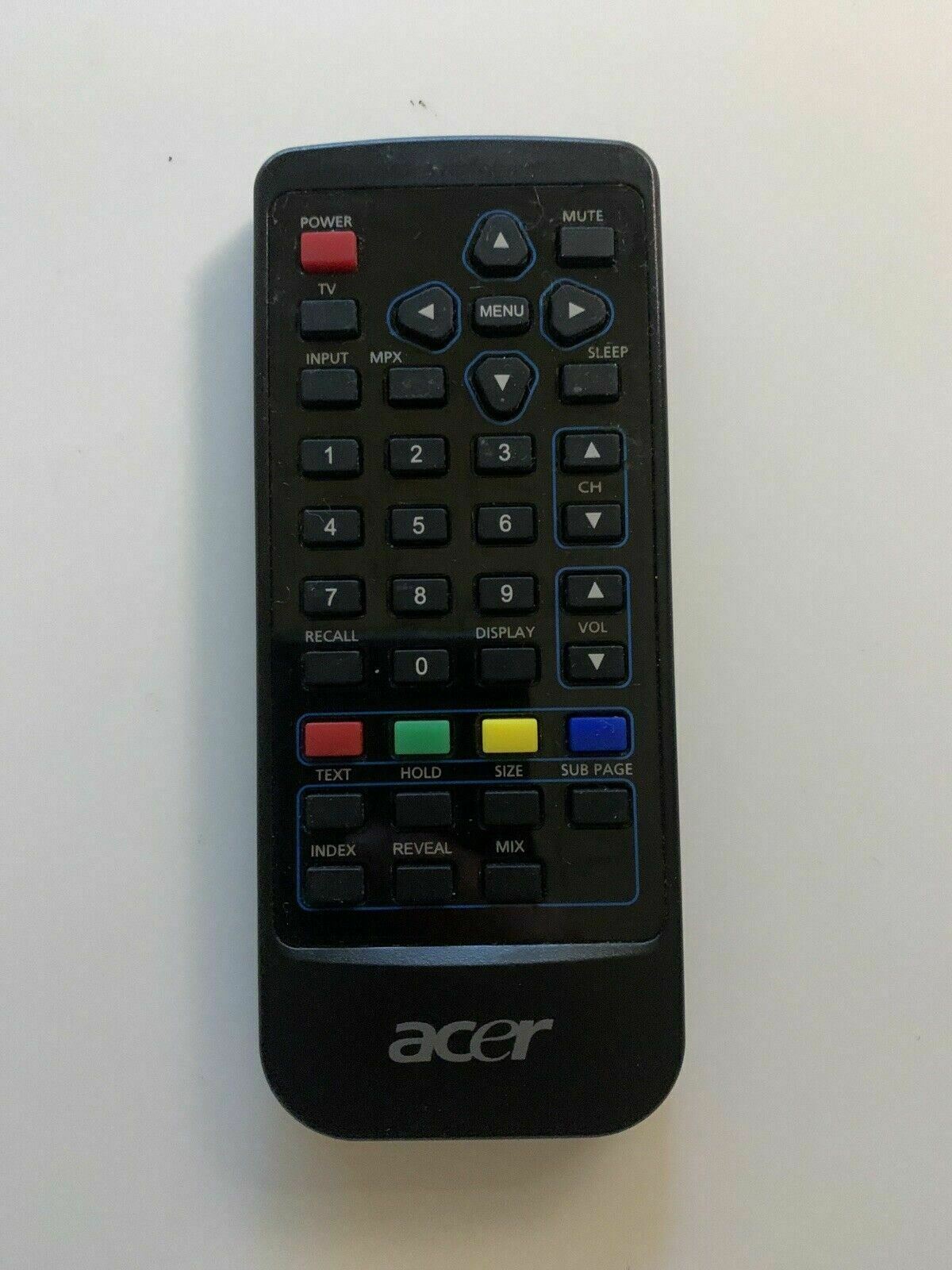 Genuine Acer Multimedia Projector Display Remote Control F-19