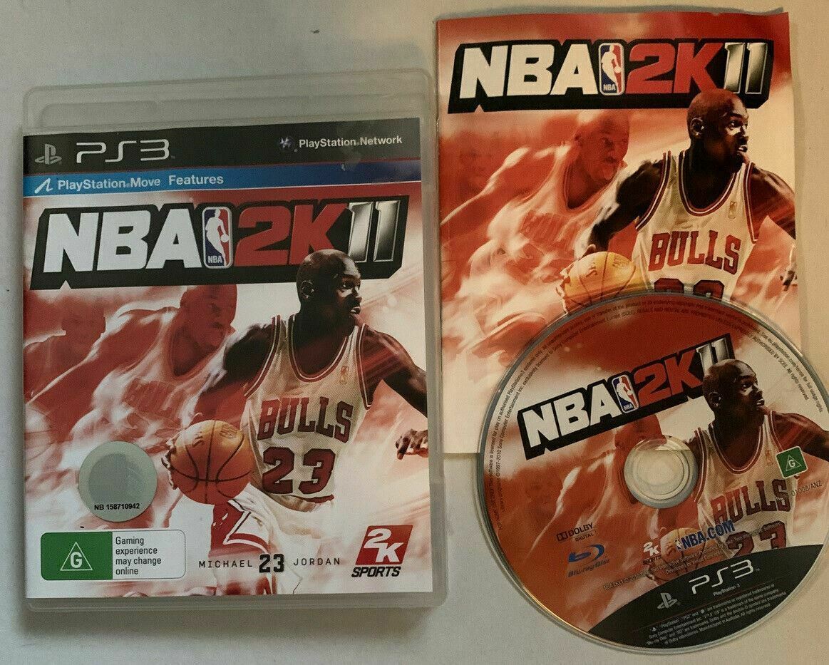 NBA 2K11 - Playstation 3  PS3 Basketball Game Michael Jordan with Manual