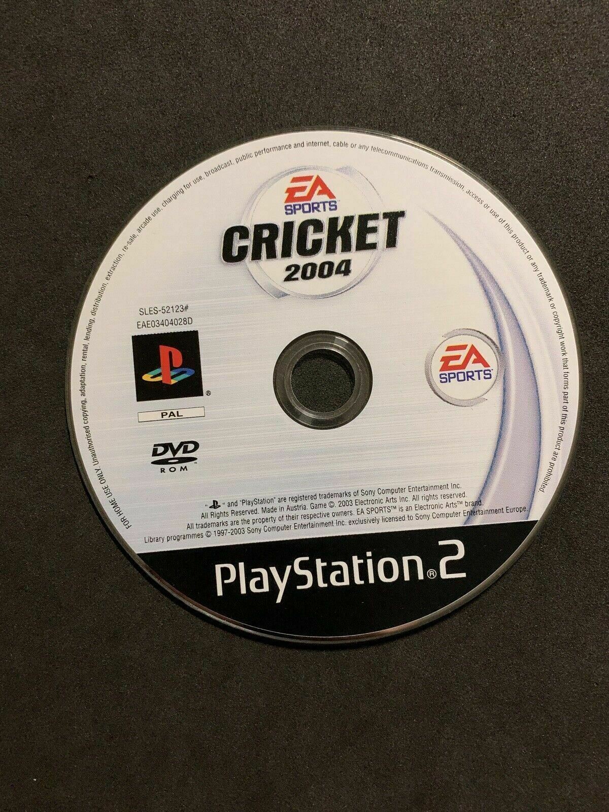 EA Cricket 2004 PS2 Playstation 2 PAL with Manual – Retro Unit