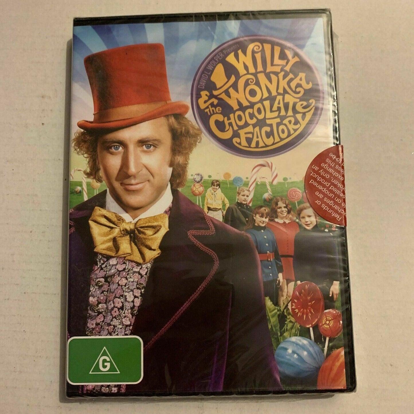 *New Sealed* Willy Wonka And The Chocolate Factory (DVD, 1971)  Region 4