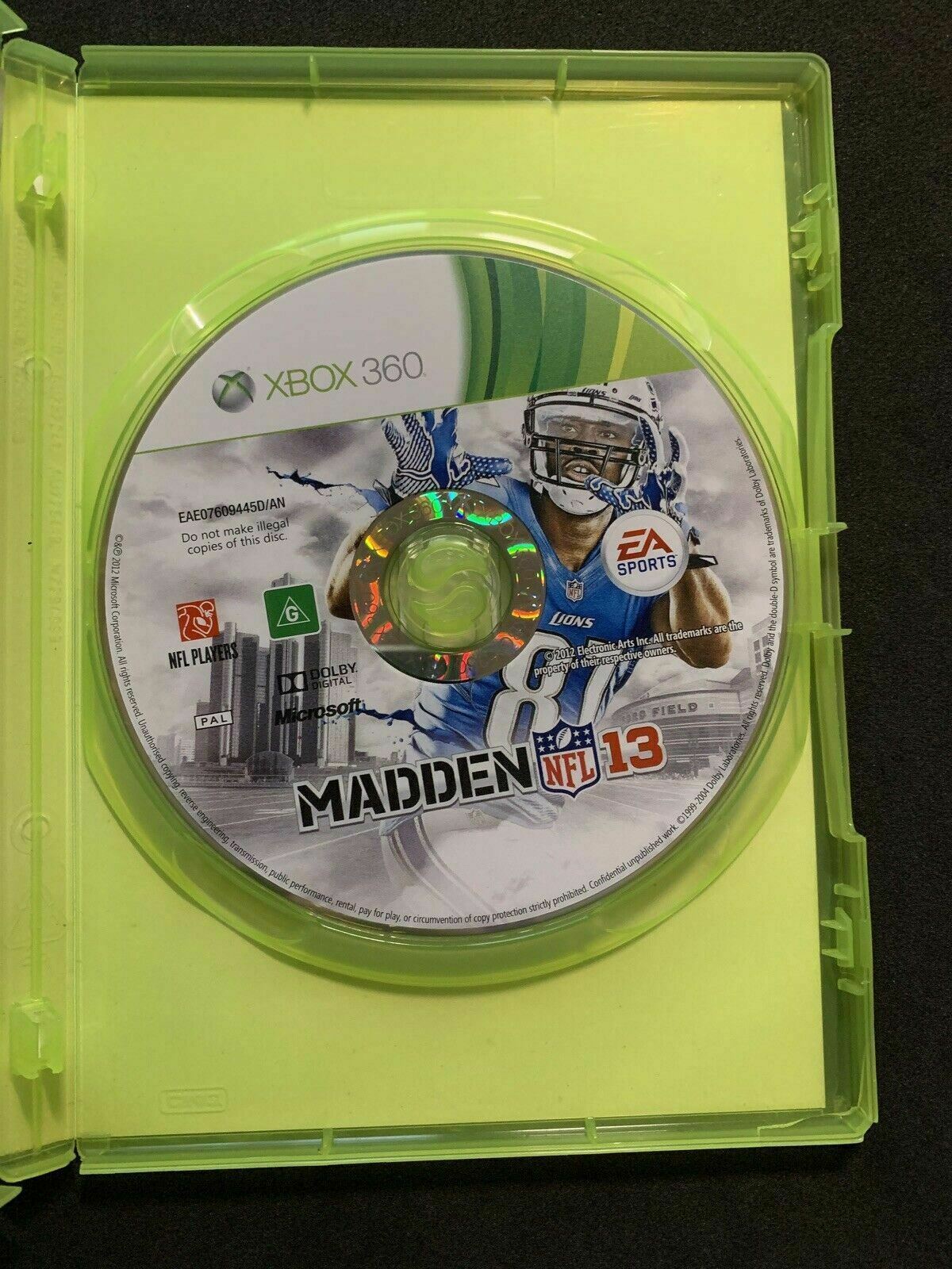 Madden NFL 13 Xbox 360 PAL