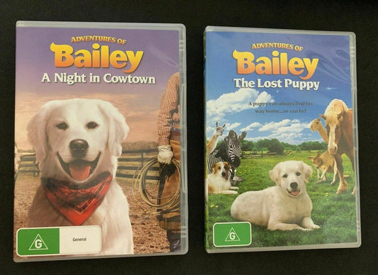 Adventures Of Bailey - A Night In Cowtown & The Lost Puppy (DVD, 2-Disc) Region4