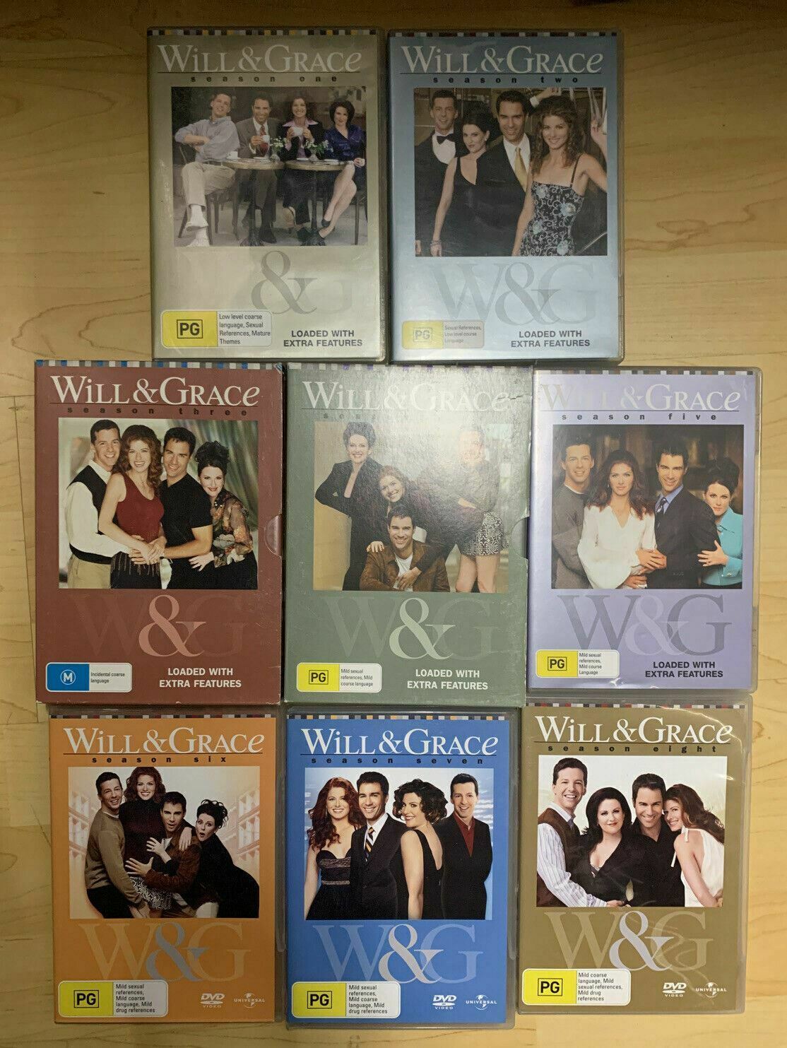 Will & Grace - The Complete Series - All Season 1-8 (DVD) Region 4