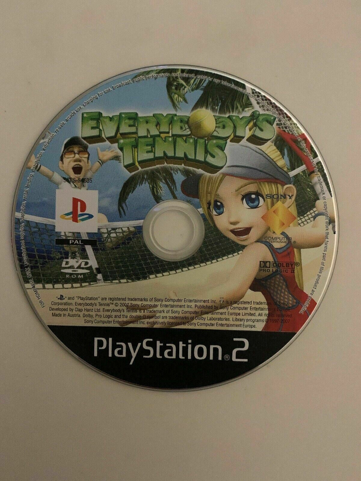 Everybody's Tennis - Sony Playstation 2 PS2 PAL Game