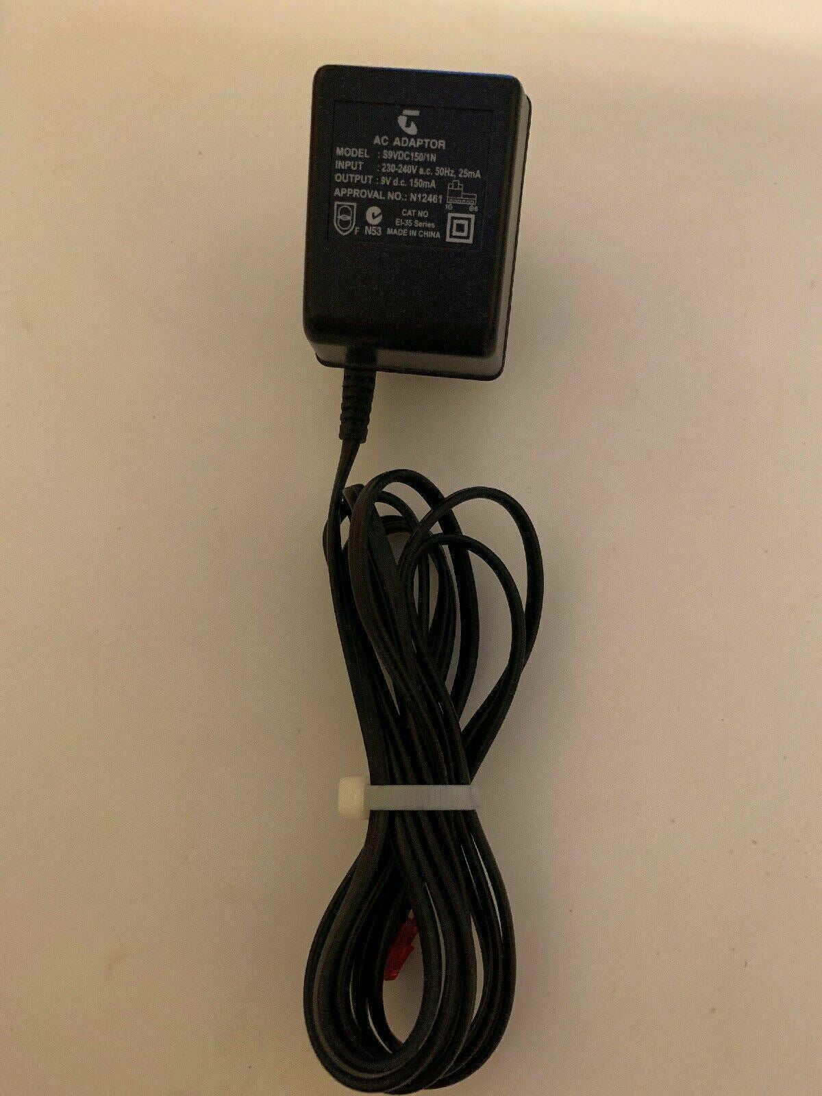 Genuine Telstra AC Adaptor S9VDC150/1N 9V 150mA Power Supply