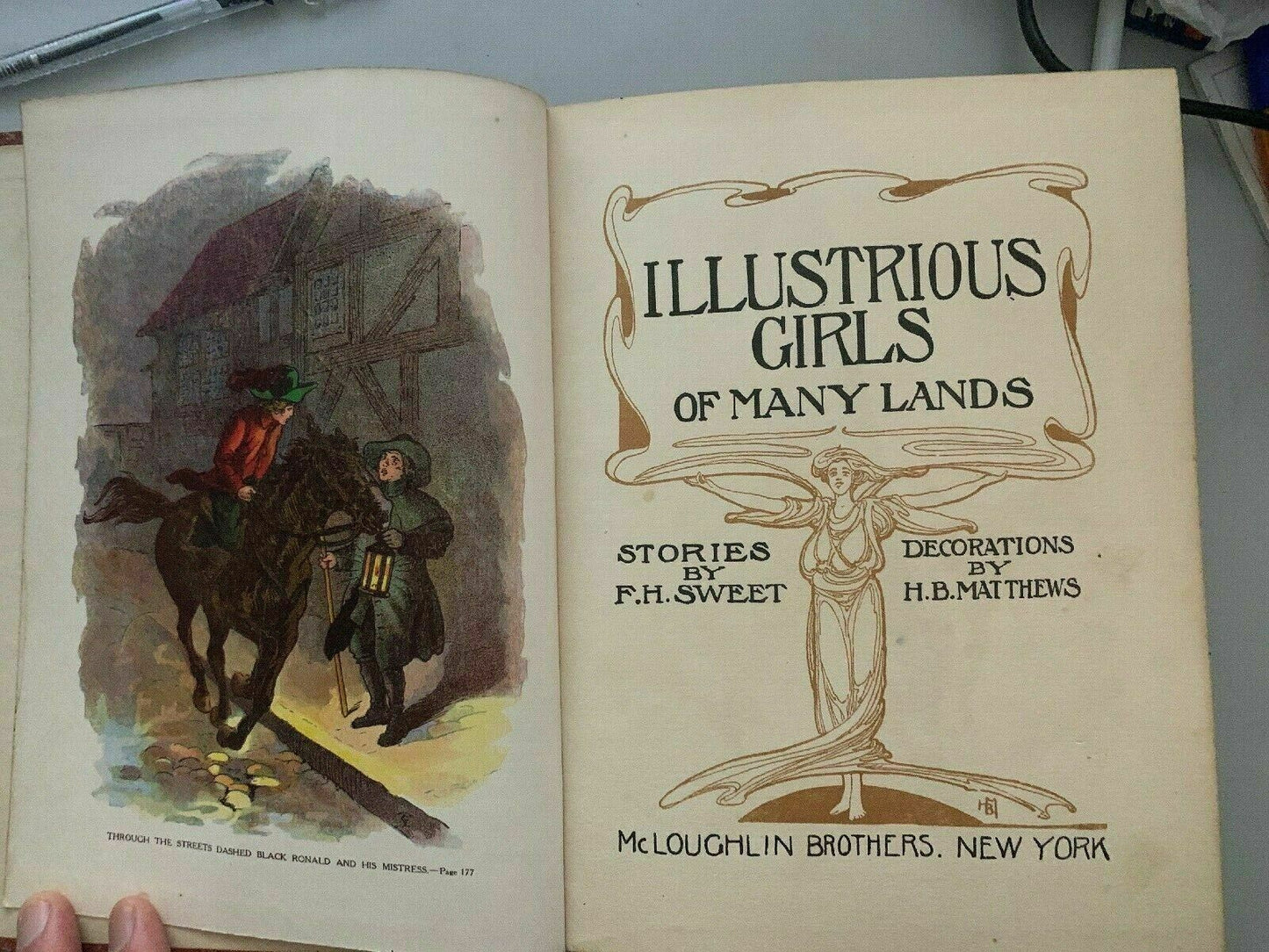 Illustrious Girls Of Many Lands By F.H. Sweet (1916)