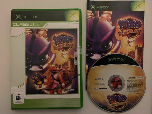 Spyro A Hero's Tail - Microsoft Xbox Original PAL Game