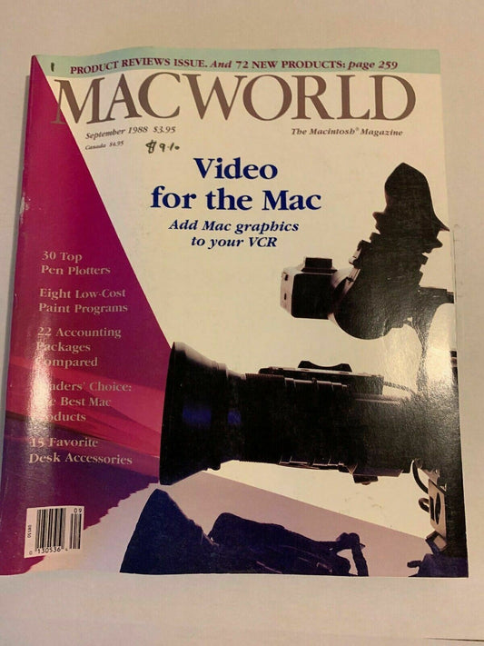 Macworld September 1988 The Macintosh Magazine Video For The Mac