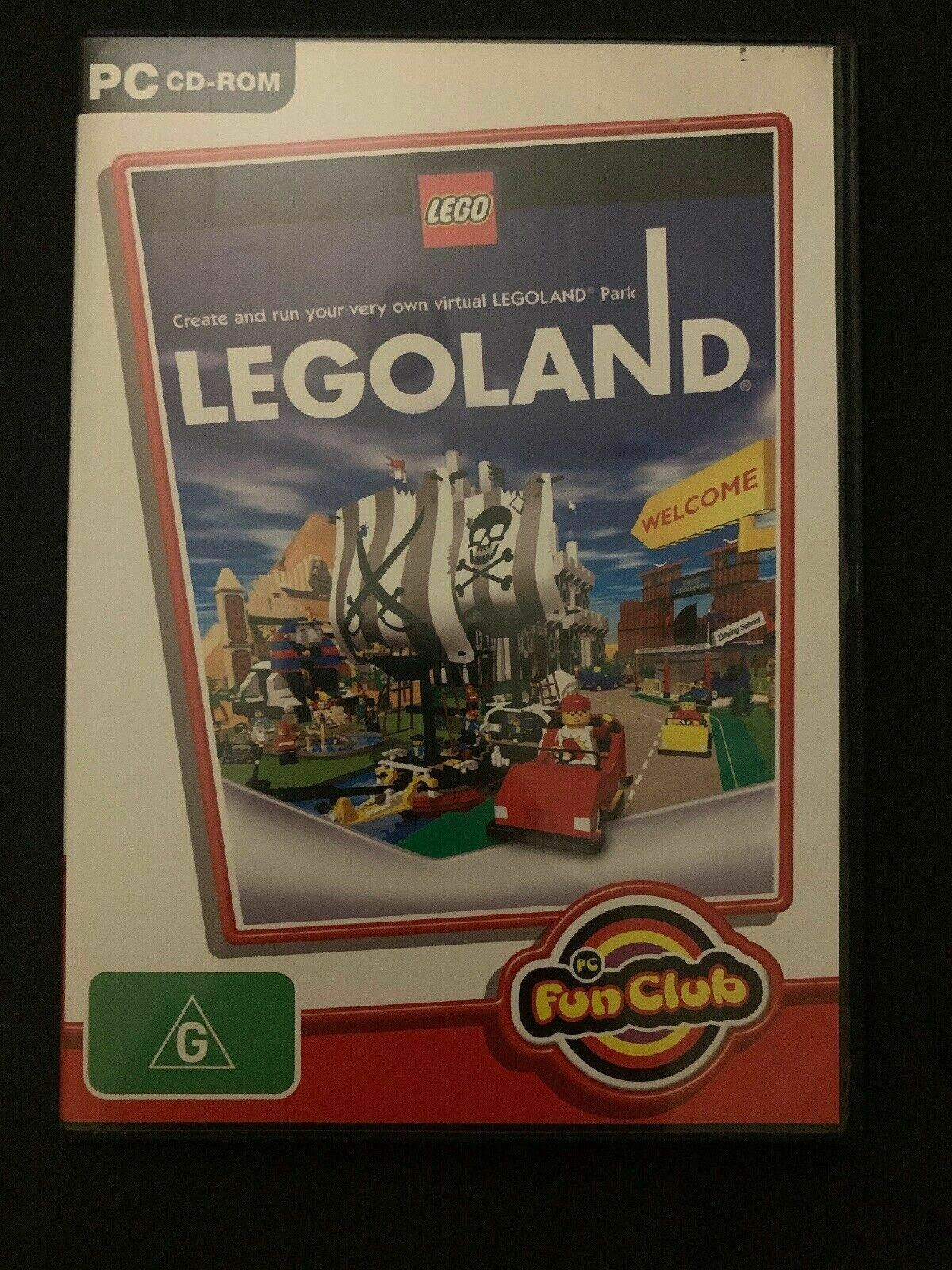 Lego: Legoland - PC CD-Rom Windows Game RARE Theme Park Sim Management Game