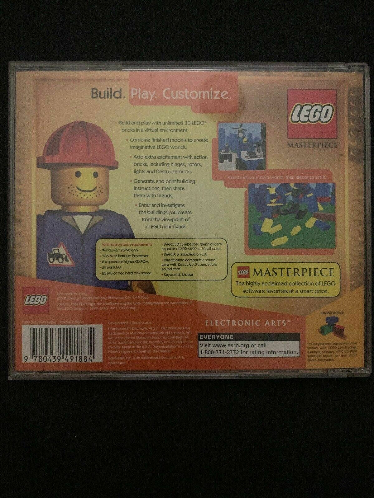 LEGO Masterpiece Creator - PC Windows CD-ROM Game