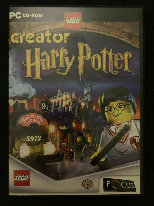 LEGO Creator Harry Potter - PC CD-ROM Windows Game - RARE PC GAME