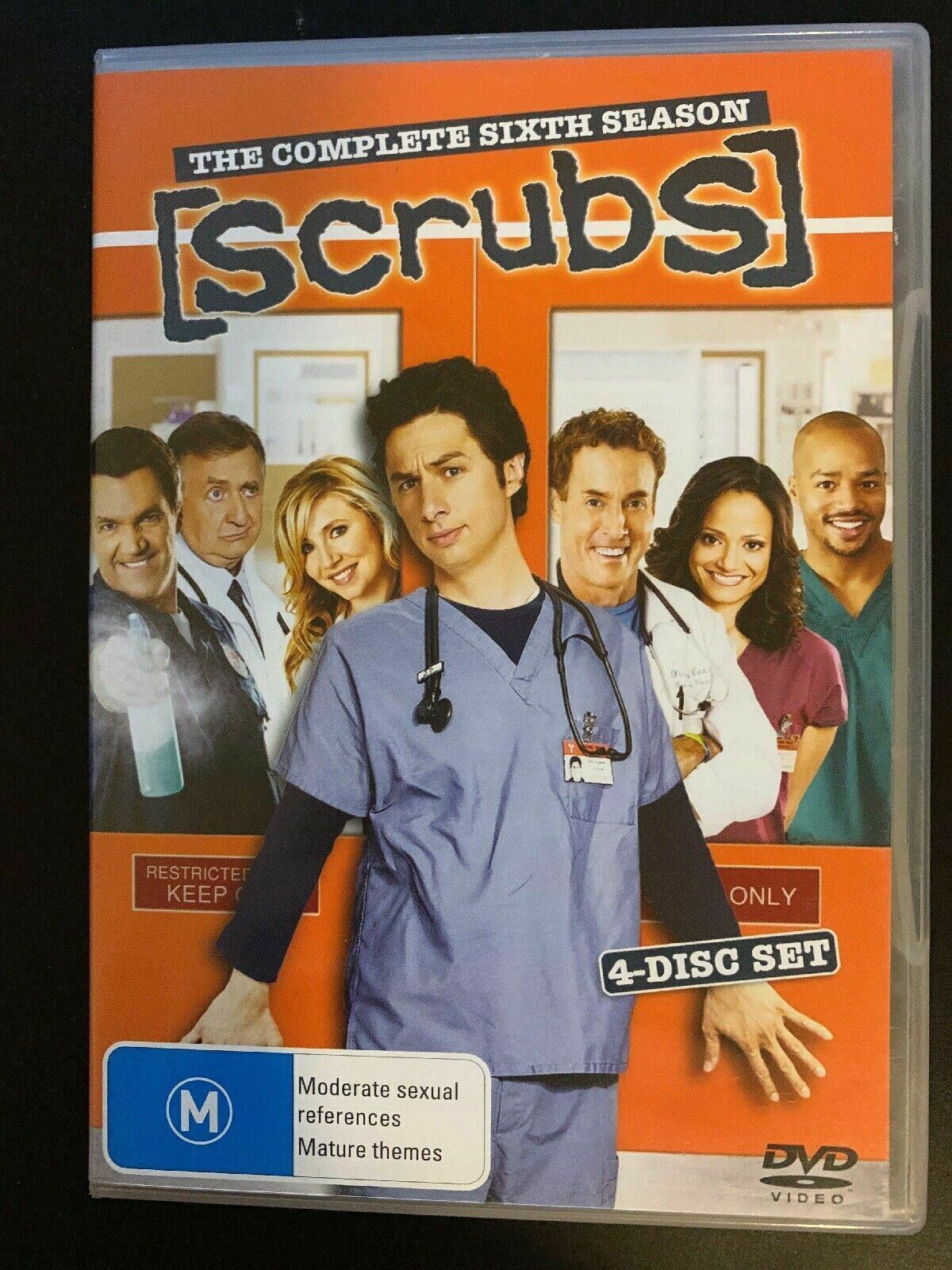 Scrubs : Season 6 (DVD, 2007, 4-Disc Set) Region 4