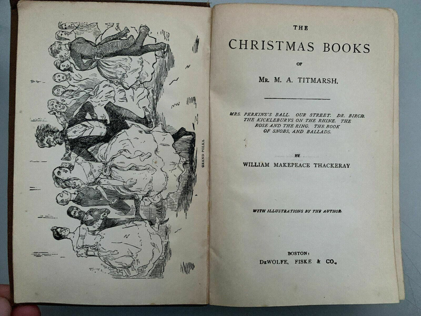 The Christmas Books Of Mr M A Titmarsh By William Makepeace Thackeray