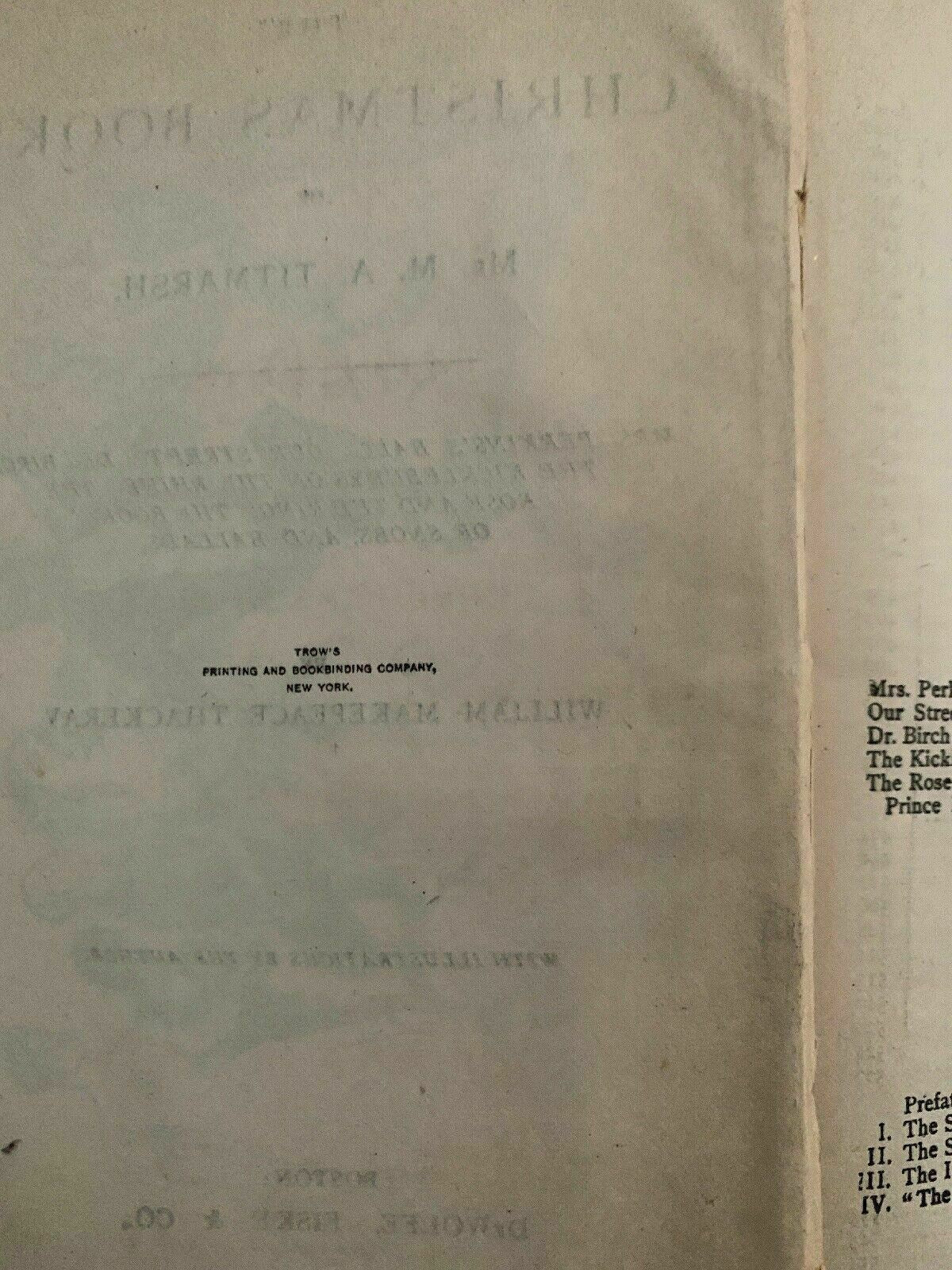 The Christmas Books Of Mr M A Titmarsh By William Makepeace Thackeray