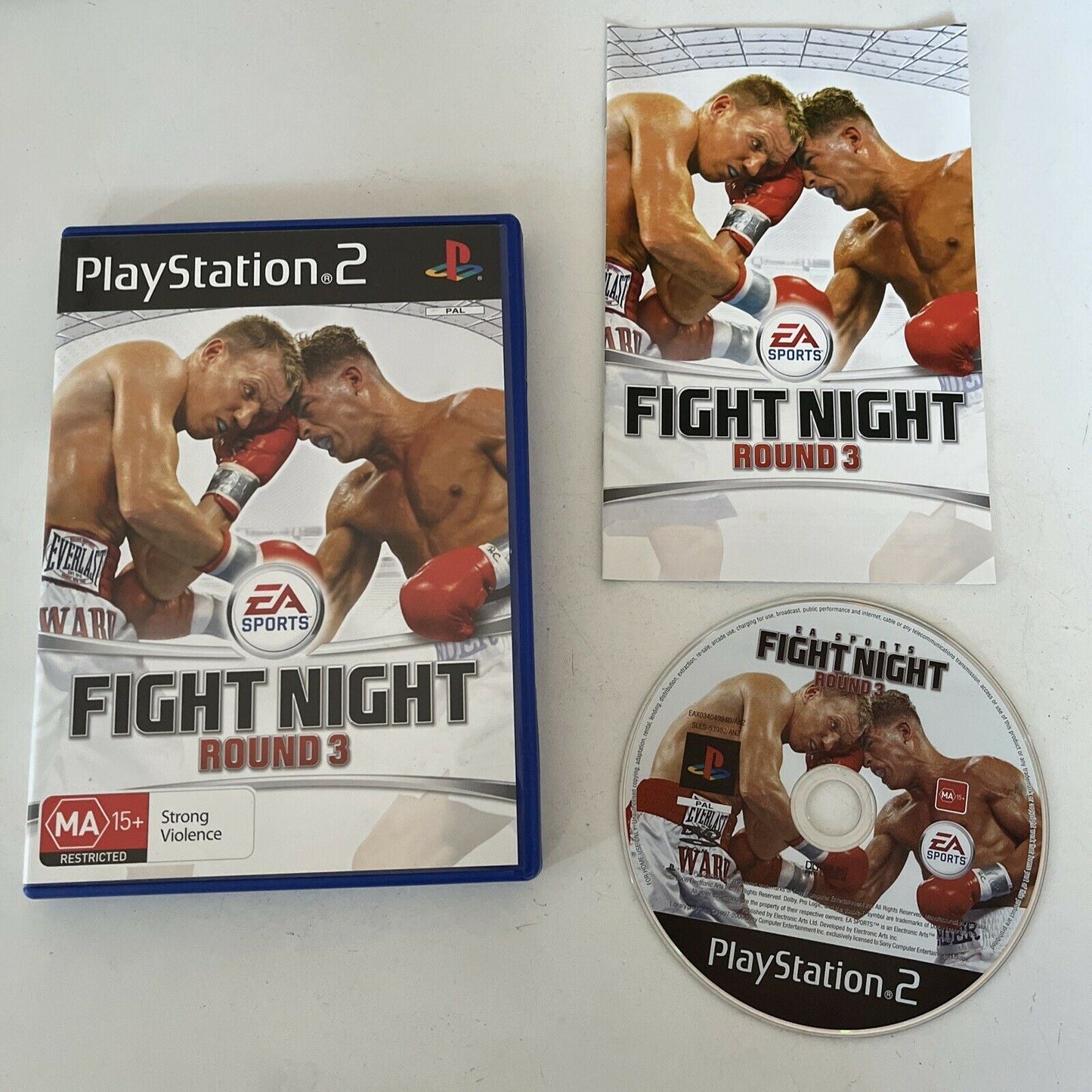 Fight Night Round 3 - Playstation 2 PS2 PAL Game Complete with Manual