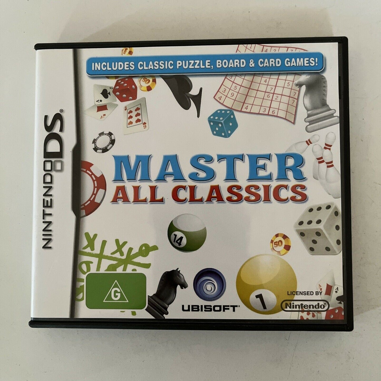 Master All Classics : Over 100 Games - Nintendo DS NDS Game Complete with Manual