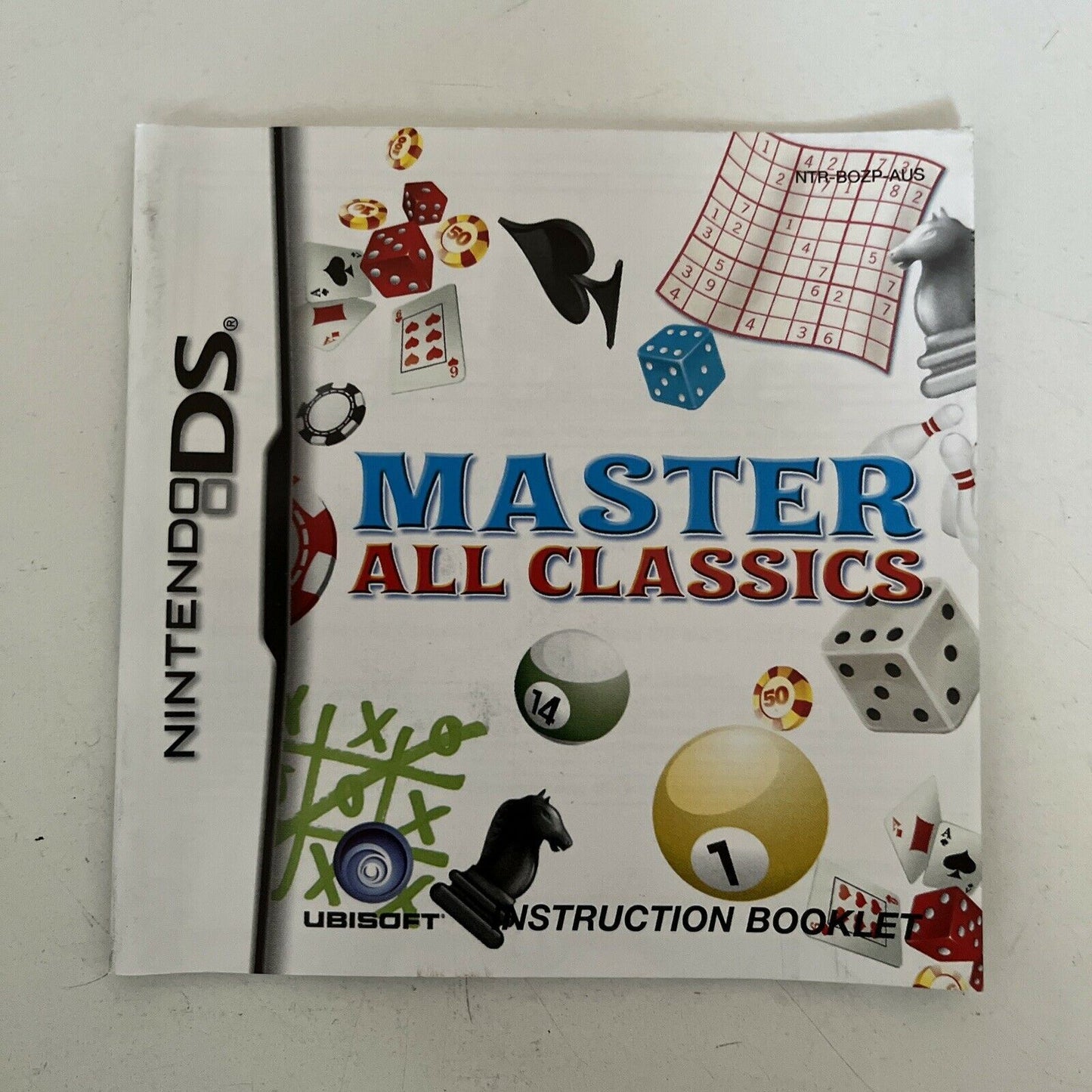 Master All Classics : Over 100 Games - Nintendo DS NDS Game Complete with Manual