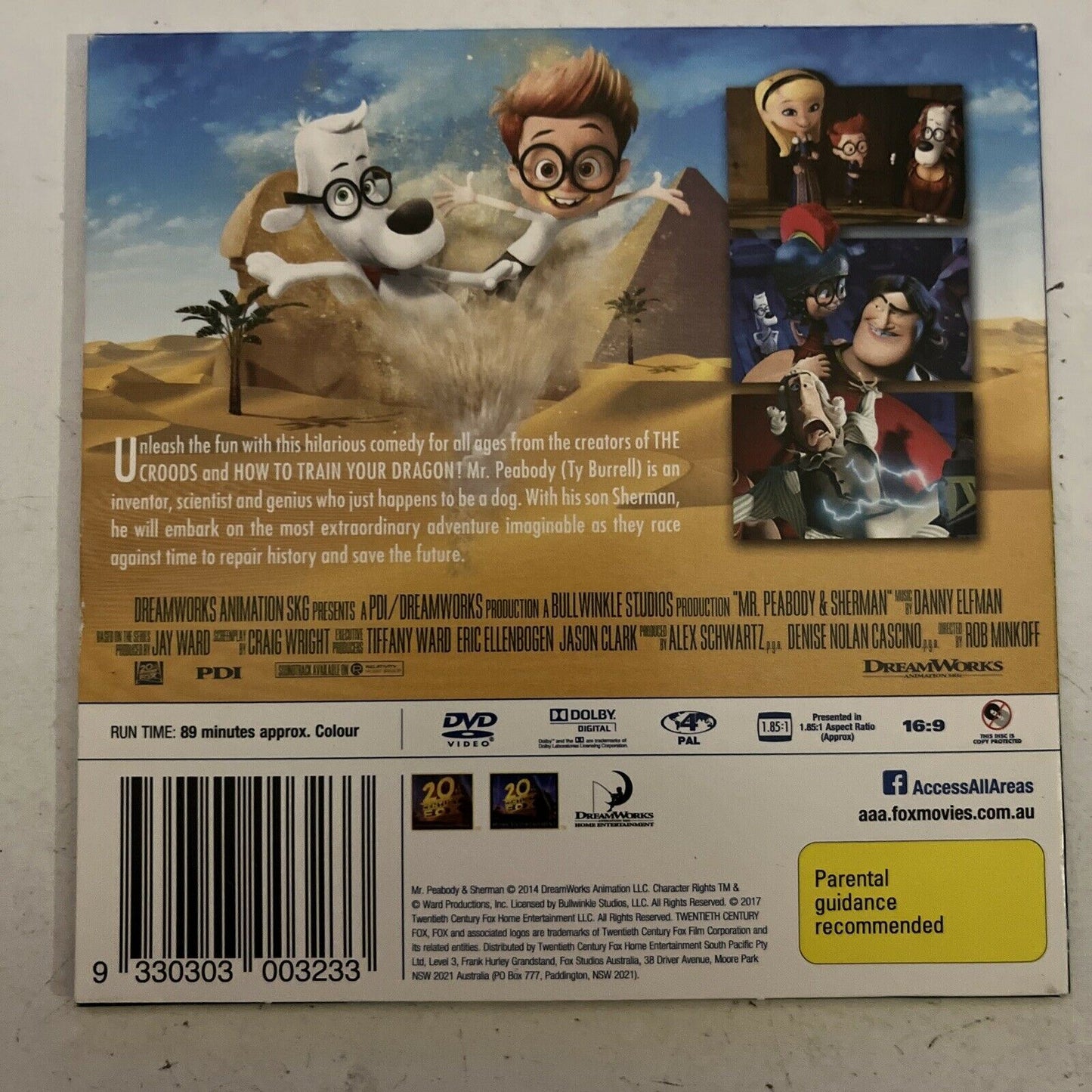 Mr Peabody & Sherman (DVD, 2014)